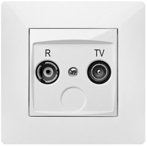 SOCLE TV ENCASTRÉ BLANC - 9,5 MM