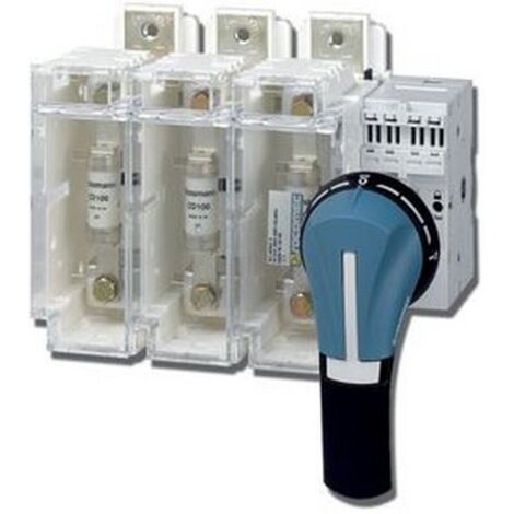 Socomec 36153011 Interruptor-seccionador-fusible 3P 125A para tamaño de fusible 22x58. NF y DIN