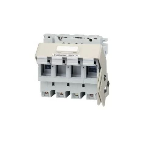 Socomec 57025004 Modularer Sicherungstrennschalter 3P+N 50A für zylindrische Sicherung 14x51