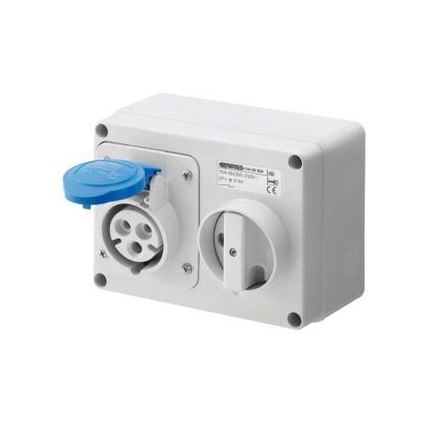 SOC.PR.VE.H.A.F.3P+N+T 16A 230V 9H SBF GEWISS GW66006