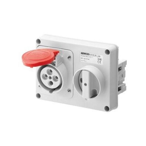 SOC.PR.VE.H.S.F.2P+T 32A 400V 9H SBF GEWISS GW66118