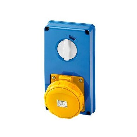 SOC.PR.VE.V.S.F.2P+T 63A 110V4H SBF IP67 GEWISS GW67356N