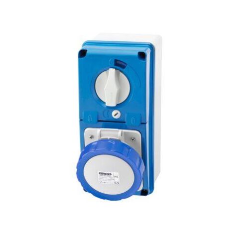 SOC.PR.VR.V.A.F.2P+T 32A 230V6H CBF IP67 GEWISS GW66237N