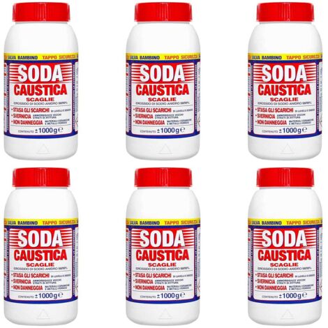 Soda Caustica Marten 6 kg  Pulizia e Sverniciatura Domestica