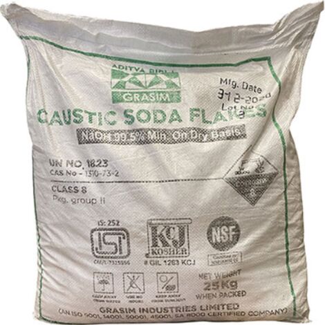 Soda caustica scaglie kg 25