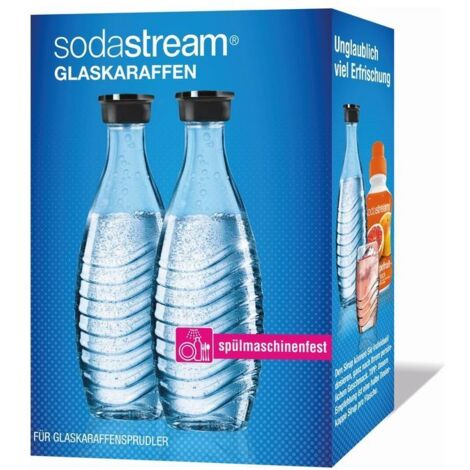 Sodastream 2 Caraffe in Vetro Trasparente 0,615 L