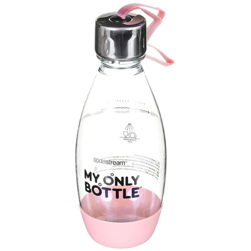 SodaStream My Only Bottle Pink - Bottiglia riutilizzabile da 0,5 l per fontanelle di soda