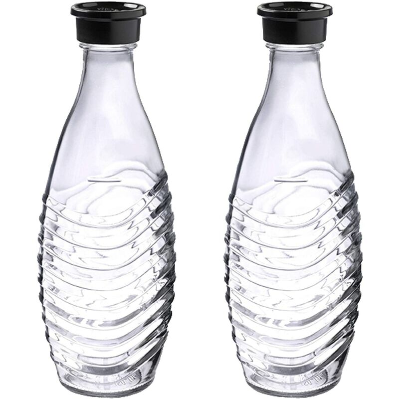 Image of Caraffe in vetro per gasatore d'acqua, compatibile con Crystal & Penguin - Sodastream