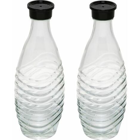 Sodastream Crystal Penguin Doppelpack Glaskaraffen 0,7L