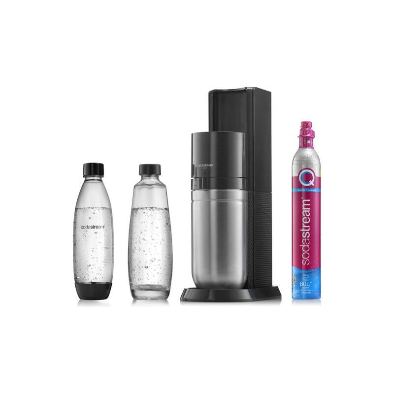 Sodastream - Machine � eau gazeuse Duo Black + 2 bouteilles