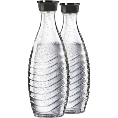 SODASTREAM Glaskaraffe Crystal Penguin, 0,7 L, 2 Stück