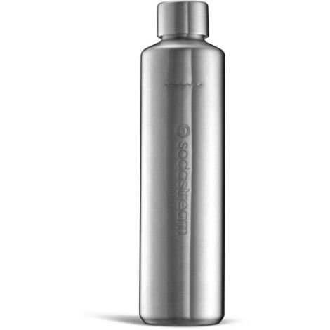 Sodastream Metallflasche DUO Thermic 0,8L, 1er-Pack Isolierflasche Thermoflasche Trinkflasche