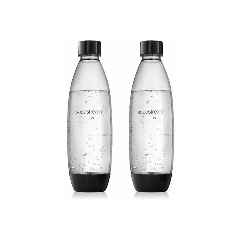 Image of Confezione da 2 Bottiglie Fuse in pet Lavabili in Lavastoviglie per Gasatore Sodastream 1LT- 2270072