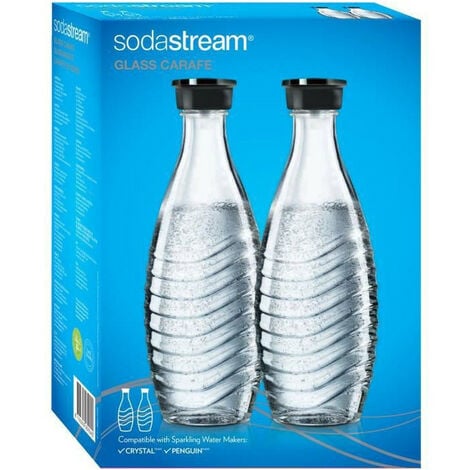 Sodastream - soda stream carafe en verre 0.61ltr cl/2 pièces - 1047200310