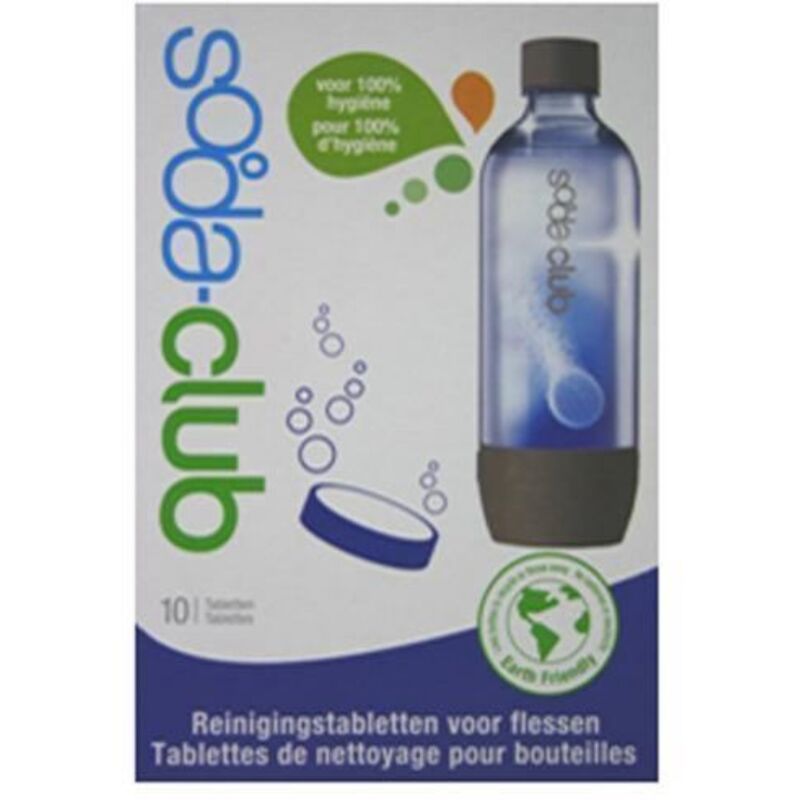 Sodastream - 1090001491 Pastilla limpiadora de gasificadores, paquete de 10