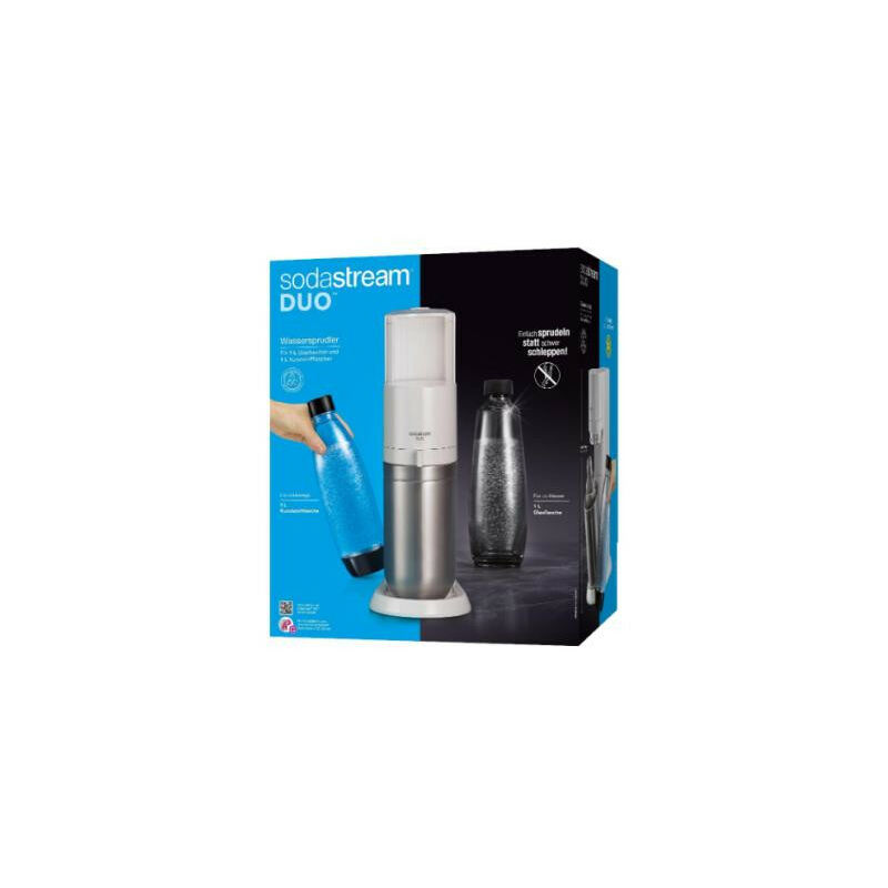 Sodastream - Soda Maker duo white qc incl 1 Glas- Glas & 1 PET-Bottle PETBottle (1016812490)