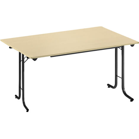 SODEMATUB, Table pliante à chants arrondis, piétement en tube