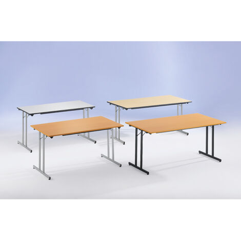 SODEMATUB, Table pliante STANDARD, piétement carré avec vérins