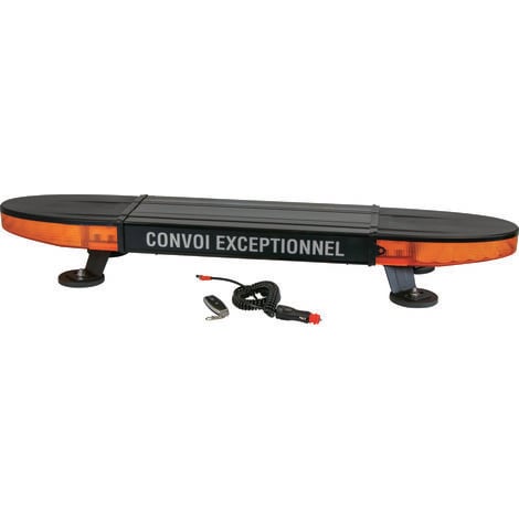 SODIFLASH - Rampe de signalisation LED 12/24V 100cm magnétique rechargeable - 16950