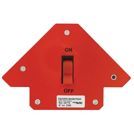 SODISARC - Equerre magnétique avec interrupteur marche/arrêt 45° 90° 135° - 05775