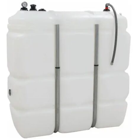 Sodise – Cuve de stockage gasoil double paroi 1500L en PEHD – Pré-équipée avec détecteur de fuite – Utilisation intérieure uniquement