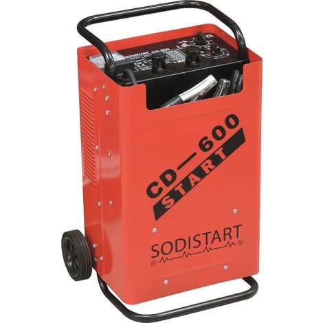 SODISTART - Chargeur démarreur sur roues 12/24V - 04546 - Ce produit de marque TOPCAR est neuf.