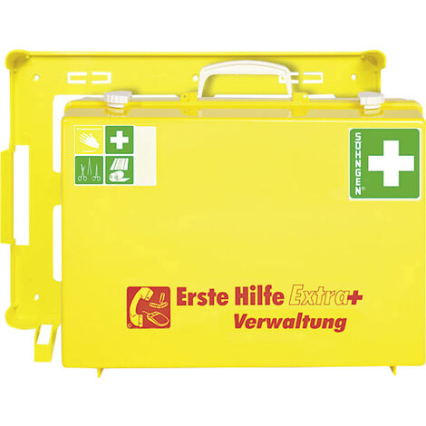 Söhngen 0361110 Erste Hilfe Koffer DIN 13157 300 x 400 x 150 Leucht-Gelb