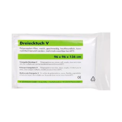 SÖHNGEN Dreiecktuch SÖHNGEN® V 96 x 96 x 136 cm (B x H x T) Polypropylen Vlies weiß