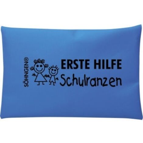 Söhngen Erste-Hilfe Schulranzen blau Notfall-Set für Kinder