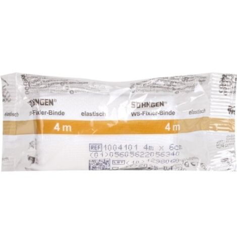 SÖHNGEN Fixierbinde SÖHNGEN® 6 cm x 4 m (B x L) elastisch Elast-Gewebe weiß