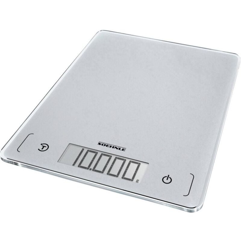Balance de cuisine Soehnle kwd Page Comfort 300 Slim Plage de pesée (max.)=10 kg gris-argent