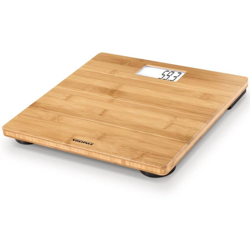 

Báscula de baño Bamboo 180 kg marrón 63844 - Marrón - Soehnle