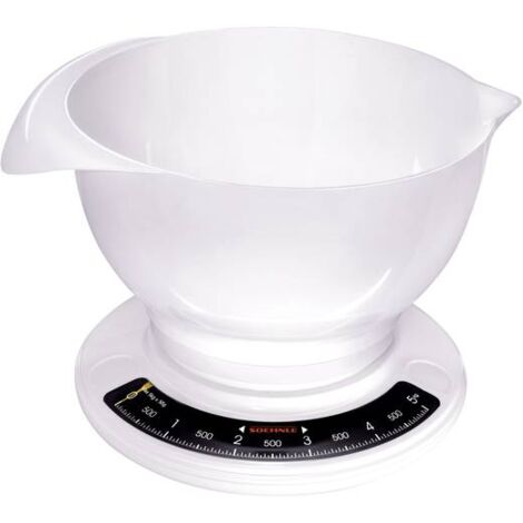 Soehnle Küchenwaage Culina analog mechanisch Haushaltswaage inkl Rührschüssel