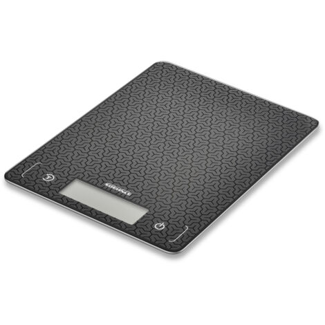 Soehnle Küchenwaage Page Comfort Mosaic, Mosaic Design, digitale Küchenwaage, Haushaltswaage mit großer Wiegefläche, Gewicht bis zu 10kg (1-g-genau), elektronische Waage mit Zuwiegefunktion
