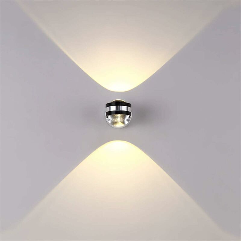 Applique Murale Intérieure led 6W Lampe Décorative Moderne Créatif Original Éclairage Design Lumières Aluminium pour Chambre Maison Couloir Salon