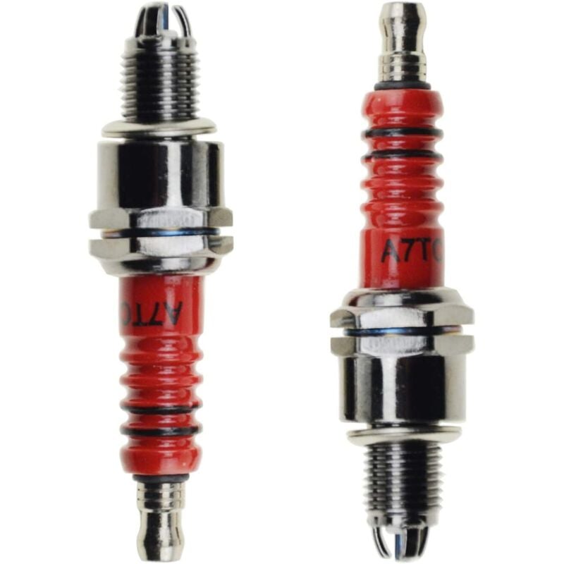 Candela A7TC A7TJC a 3 elettrodi per quad GY6, ciclomotori 50cc-125cc - RW