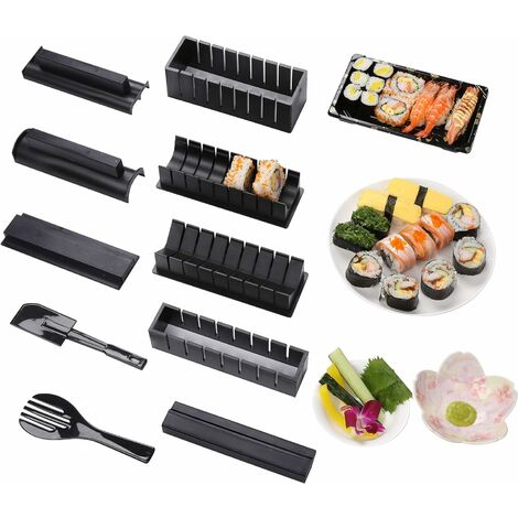 Set di stampi per sushi maker Strumento per la produzione di alimenti da cucina semplice fai-da-te 1pz, bianco 