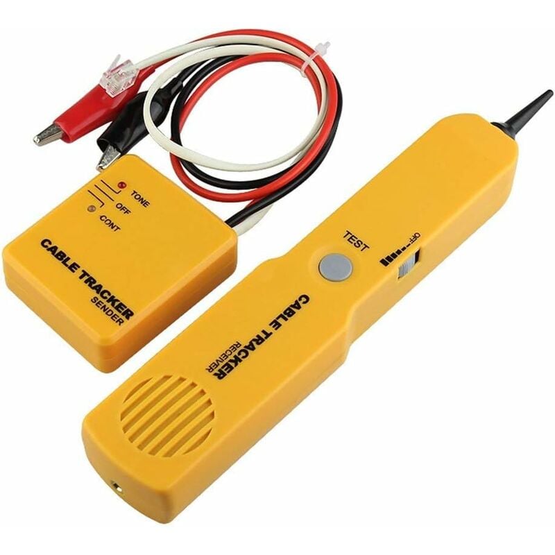 Portable Téléphone Fil Tracker Réseau Téléphone Fil Testeur Toner Tracer RJ11 - RWBricolage ›Électricité› Outils & Testeurs ›Testeur de circuit