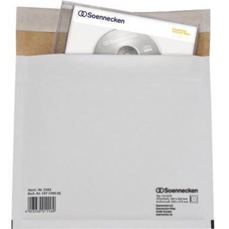 Soennecken CD/DVD Versandtasche 2382 hk Karton weiß