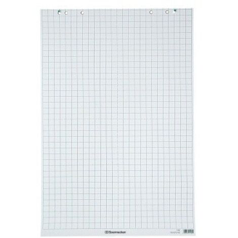 SOENNECKEN Flipchartblock Soennecken 68 x 99 cm (B x H) kariert 80g/m² 20 Bl./Block 10Block/Pack.