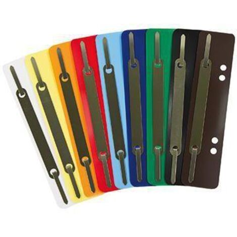 Soennecken Heftstreifen 3192 PP Metalldeckl. sortiert 250 St./Pack.
