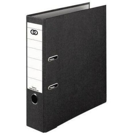 SOENNECKEN Ordner Soennecken oeco 80mm DIN A4 Werkstoff: Graupappe 100 % recycelt Material derKaschierung außen: Papier 100 % recycelt schwarz 10 St./Pack.