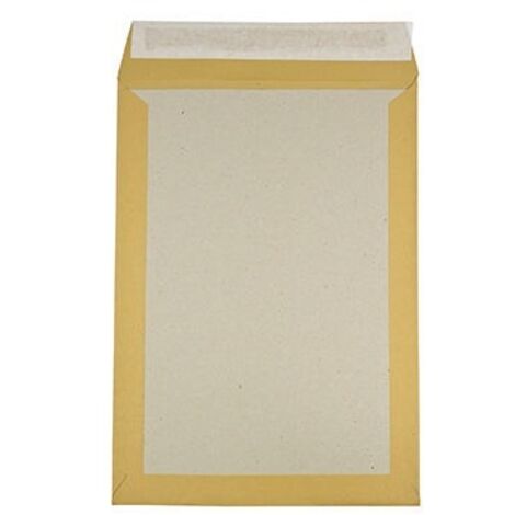 SOENNECKEN Papprückwandtasche Soennecken DIN B4 ohne Fenster 120g/m² mit Haftklebung Papier natronbraun 100St./Pack.