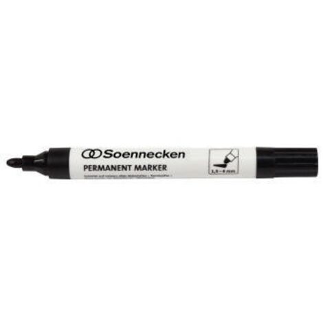 SOENNECKEN Permanentmarker Soennecken 1,5-4mm schwarz Soennecken 1,5-4mm schwarz