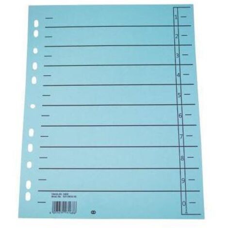 Soennecken Trennblatt oeco 1457 A4 230g Karton bl 100St.