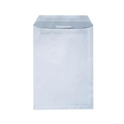 SOENNECKEN Versandtasche Soennecken DIN C5 162 x 229 mm (B x H) ohne Fenster 90g/m² mit SelbstklebungPapier weiß 25 St./Pack.