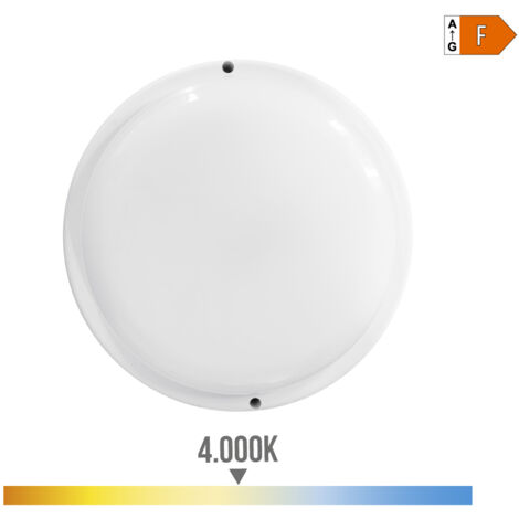 S.OF. APLIQUE REDONDO LED 18W 1820lm 4000K Ø20,8x4,8cm EDM