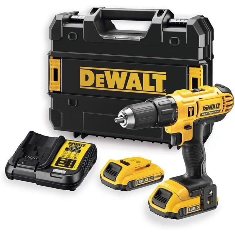 Image of DCD776D2T Akku Schlagbohrschrauber Bohrschrauber 18V - 2 Akkus tstak Koffer - Dewalt