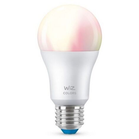 s.of bombilla led standard e27 8w full colors wifi wiz philips