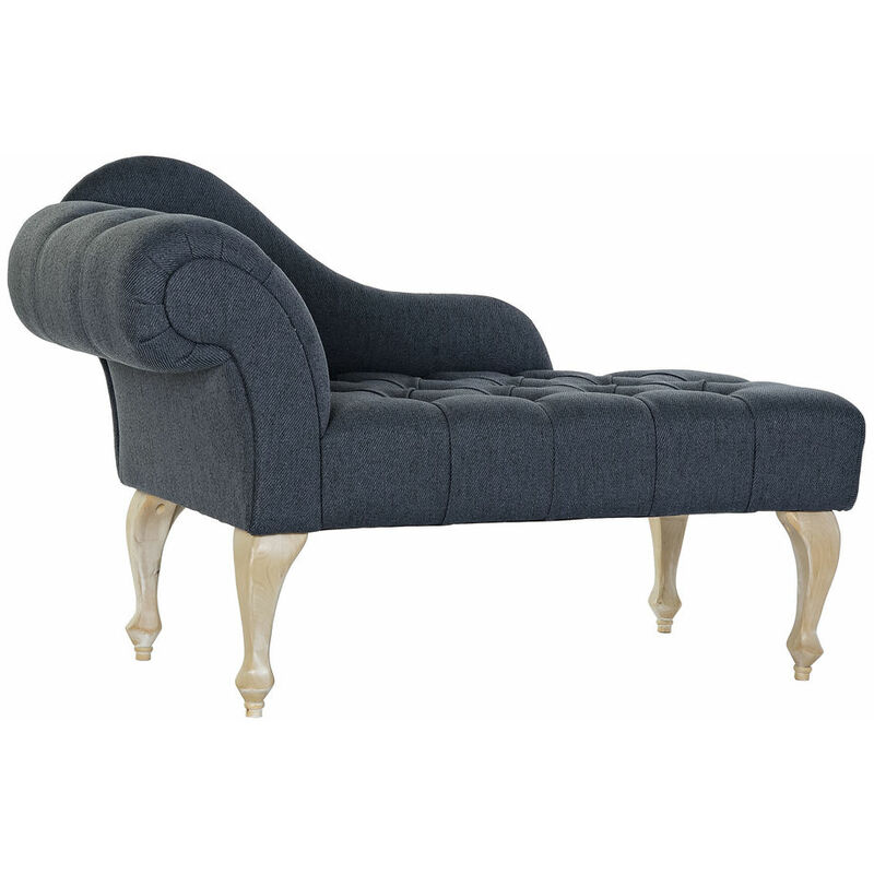 

Sofá chaise longue dkd home decor azul poliéster madera de caucho (119 x 55 x 77 cm) Rogal